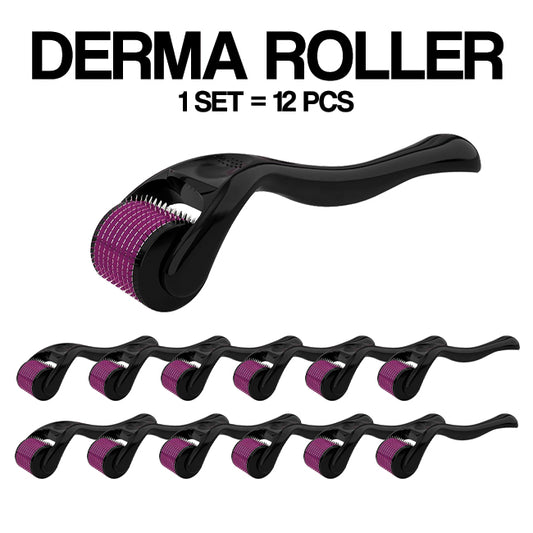 Derma Roller System – Ultra Sharp Needle Tips, Therapy for Skin Regeneration, Efficient Treatment for Anti-Aging Skin & Stretch Marks!!