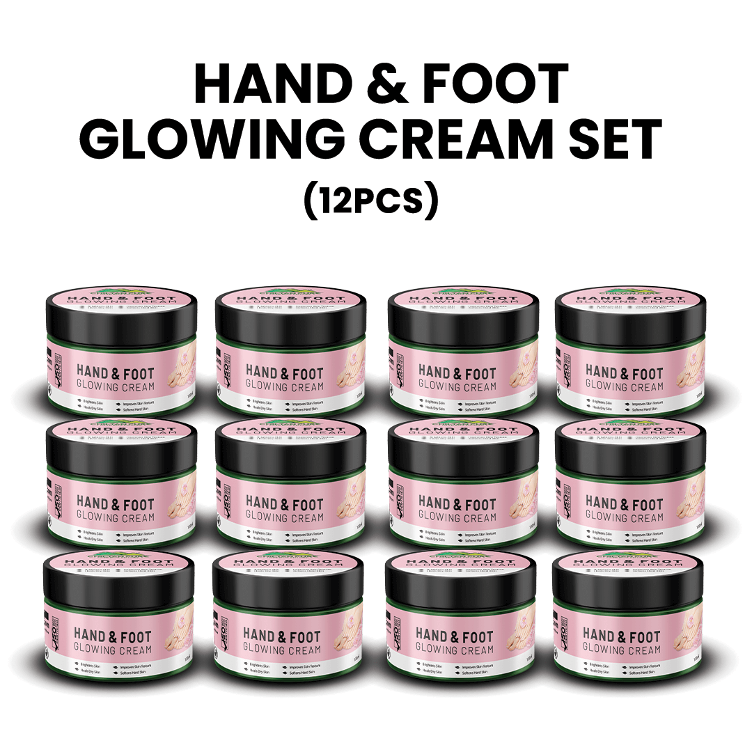 Hand & Foot Glowing CREAM 🦶✋ Formulated With Multi-Vitamins & Glowing Agents, Moisturizes, Soothes & Improves Skin Texture, Makes Skin Soft & Glowing