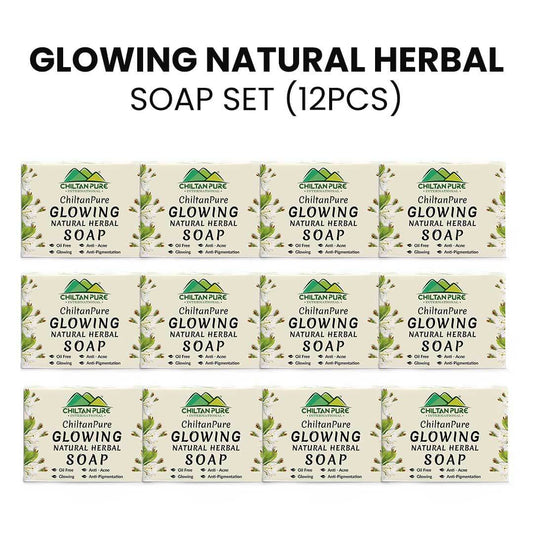 Glowing Natural Herbal Soap – Oil Free, Anti – Acne, Anti – Pigmentation & Enhances Skin’s Youthful Glow!! 110gm