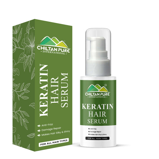 Keratin Hair Serum – Anti-Frizz, Damage Repair, Boost Hair Growth, Makes Hair Glossy & Strong 150ml