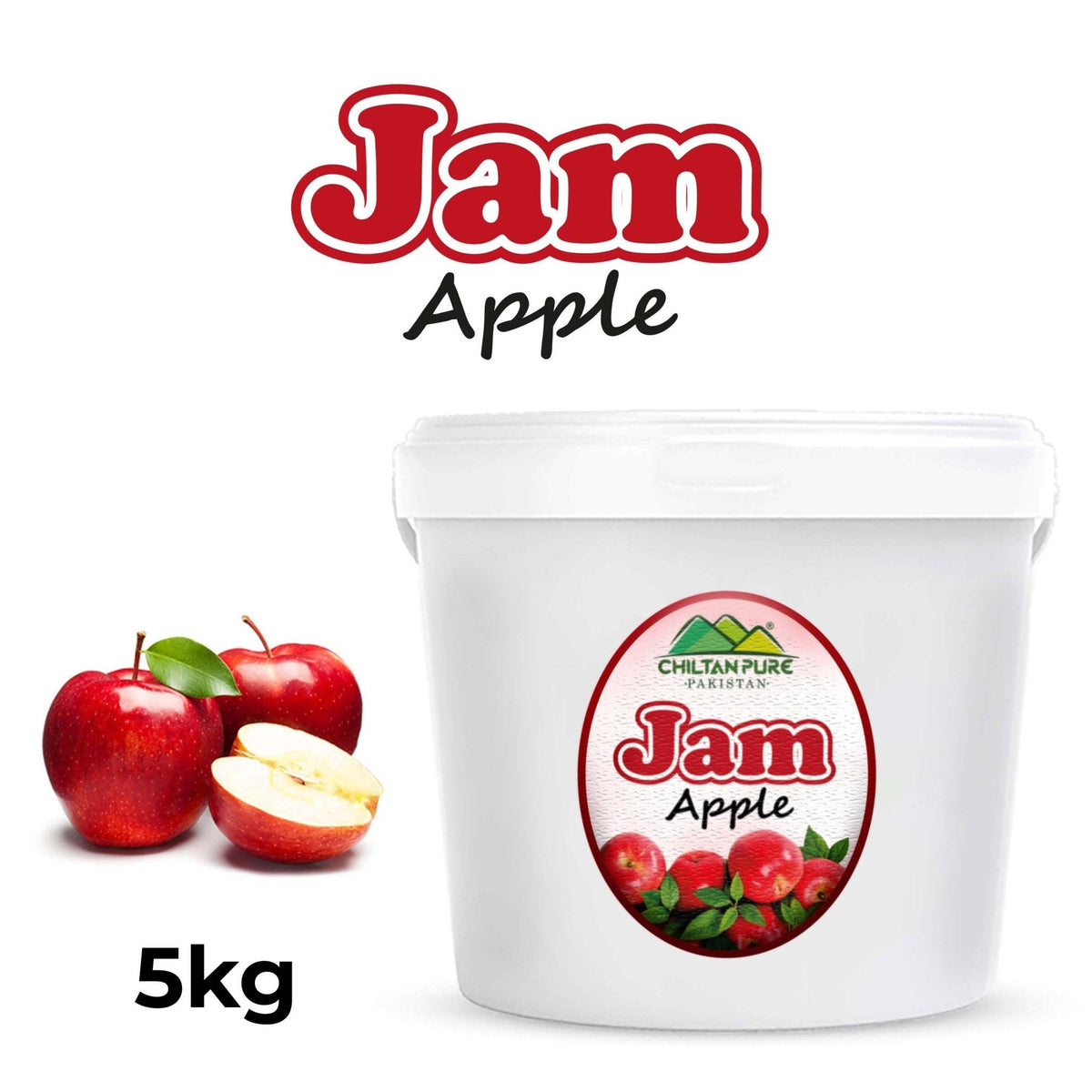 Apple jam 5kg Bulk For HORECA Family, Hotels, Restaurants, Catering ,Cafes - ChiltanPure