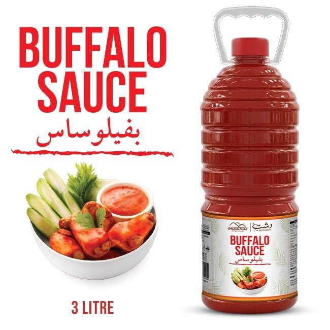 Buffalo Sauce 3 Liter Bulk For HORECA Family, Hotels, Restaurants, Catering ,Cafes. - ChiltanPure