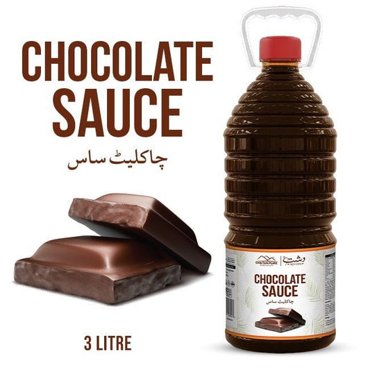 Chocolate Sauce 3 Liter Bulk For HORECA Family, Hotels, Restaurants, Catering ,Cafes. - ChiltanPure