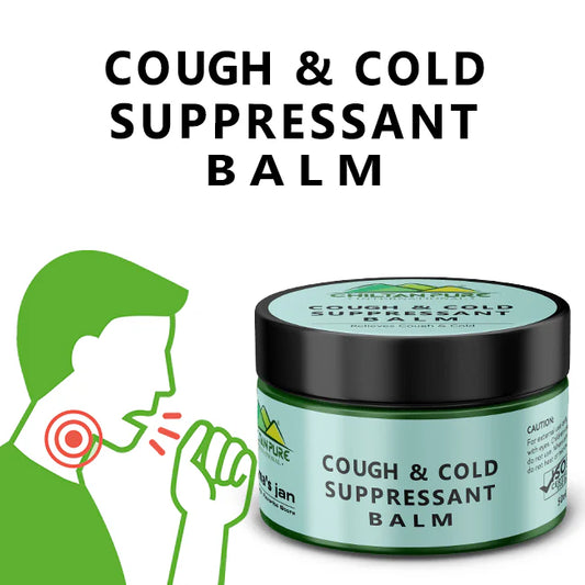 Cough Suppressant Balm – Chest Rub Balm, Relief from Cough, Cold, Nasal Decongestion, Topical Cough Suppressant 50ml