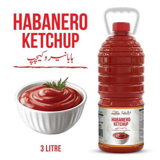 Habanero Ketchup 3 Liter Bulk For HORECA Family, Hotels, Restaurants, Catering ,Cafes. - ChiltanPure