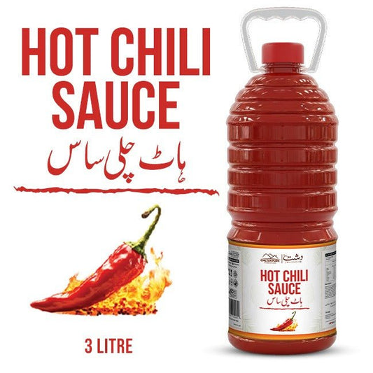 Hot Chili Sauce 3 Liter Bulk For HORECA Family, Hotels, Restaurants, Catering ,Cafes. - ChiltanPure