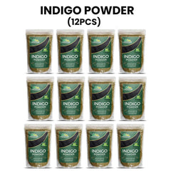 Indigo Powder – Natural Hair & Beard Dye Improves Hair Quality, Boosts Shine & Bright Color!