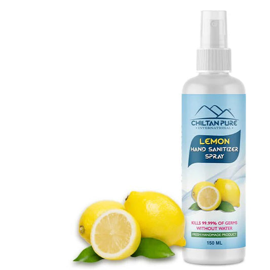 Lemon Hand Sanitizer Spray – Kills 99.9% Germs & Virus without Water