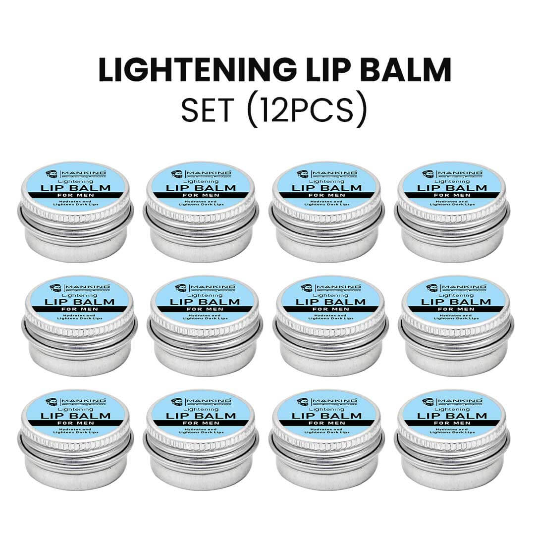Lightening Lip Balm (for Men) – Restores your Natural Lip Color, Ideal for Smokers, Hydrates, Softens & Lightens Dark Lips 20ml