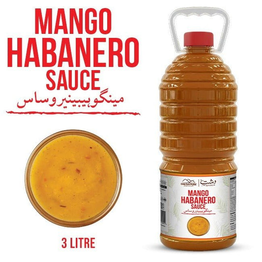 Mango Habanero Sauce 3 Liter Bulk For HORECA Family, Hotels, Restaurants, Catering ,Cafes. - ChiltanPure