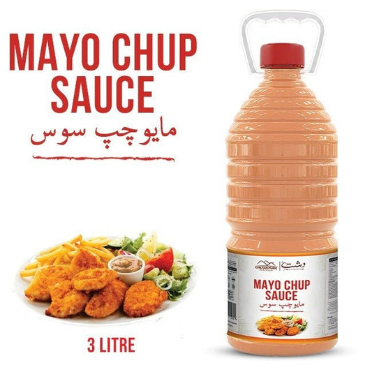 Mayo Chup Sauce 3 Liter Bulk For HORECA Family, Hotels, Restaurants, Catering ,Cafes. - ChiltanPure