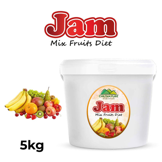 Mix Fruits Diet Jam 5kg Bulk For HORECA Family, Hotels, Restaurants, Catering ,Cafes - ChiltanPure