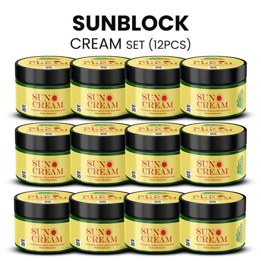 SunBlock Cream – Never let your skin look dull again, Reduces the risk of skin cancer, Protect the skin from sun burn, limit the area of sunspots – 100% pure organic