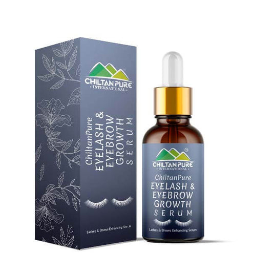Eye Lashes Growth Serum – Grow naturally, boosts eye lashes growth, provides longer, thicker and healthier look, strengthen from to tip – 100% natural organic 30ml - ChiltanPure