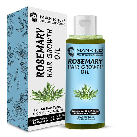 Rosemary Hair Growth Oil - Rejuvenates Hair Follicles to Boost Hair Growth, Detangles Hair & Repair Damaged Hair - Mamasjan